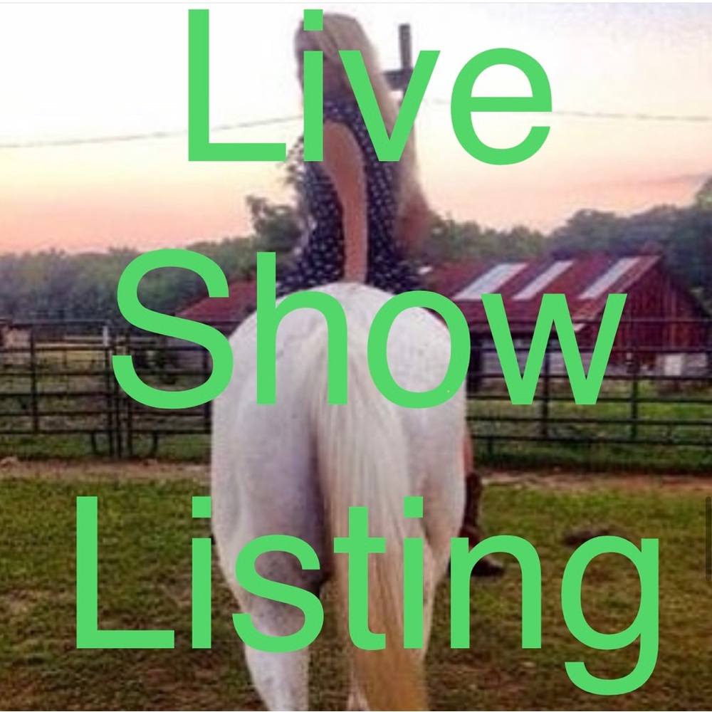 LIVE SHOW FLYER! Like to be notified when I go LIVE!